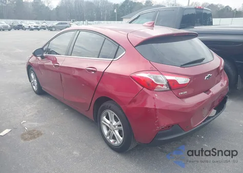 2018 Chevrolet Cruze Lt Auto z USA, uszkodzony, nr VIN 3G1BE6SM9JS611371